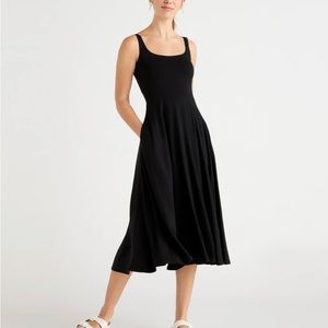 Quince tencel fit and flare dress